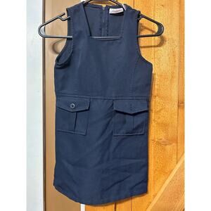 Girl's Small 6/7 Navy Jumper School Uniform GUC
